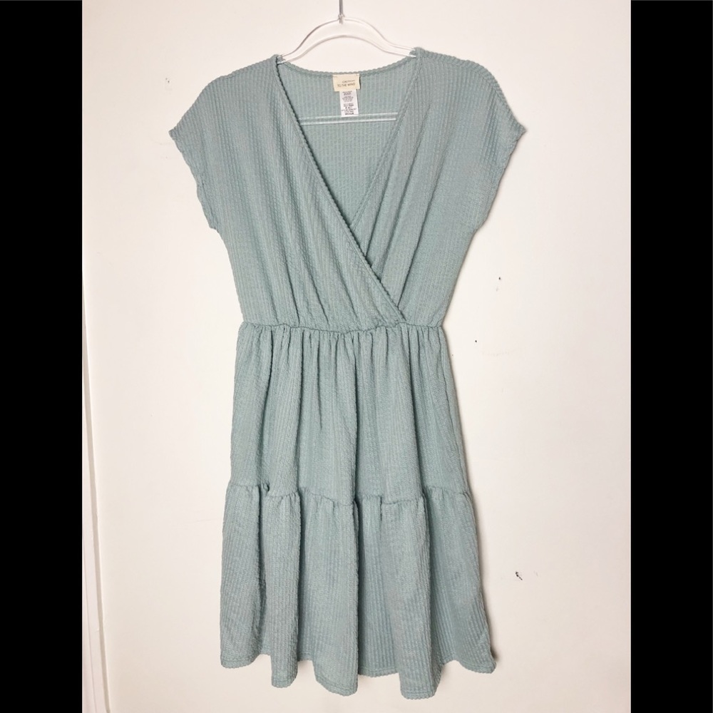 Caution To The Wind Ruffle Midi Dress M